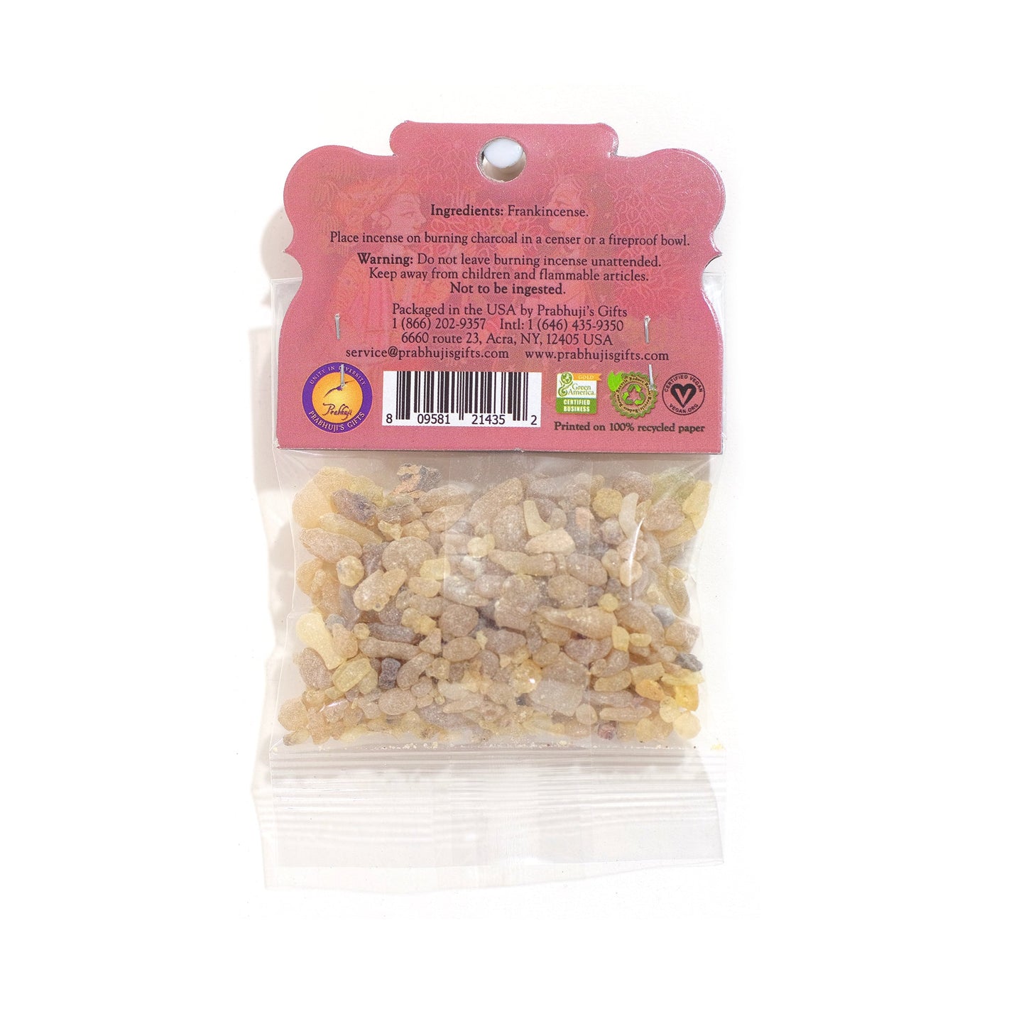 Prabhujis Frankincense Resin Incense