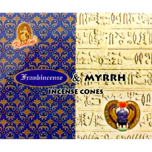 Kamini Frankincense and Myrrh Incense Cones