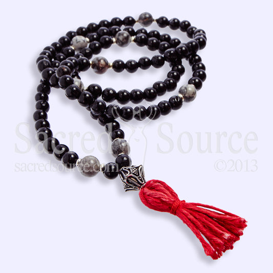 Black Tourmaline Full Mala