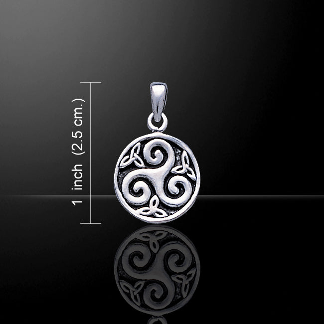 Triple Spiral Pendant