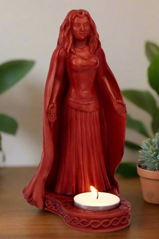 Moon Goddess votive statue Mickie Mueller