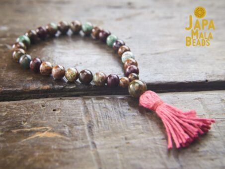 Green Opal Rosewood Wrist Mala