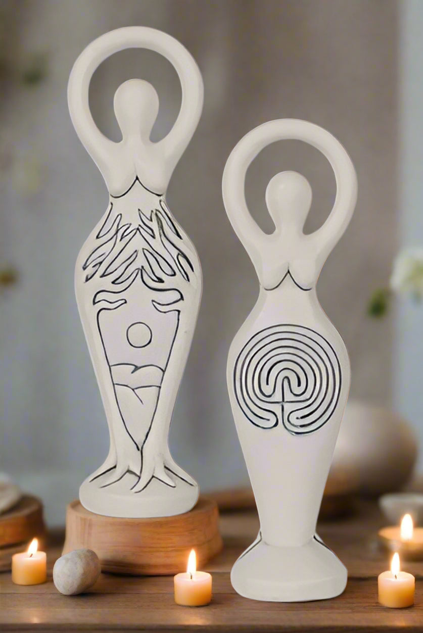 Labyrinth Goddess statue Abby Willowroot