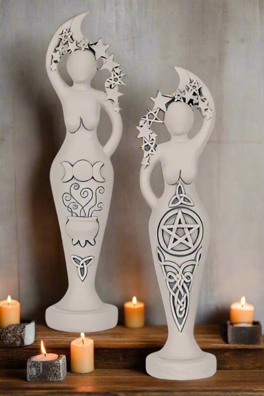 Pentacle Goddess statue Abby Willowroot