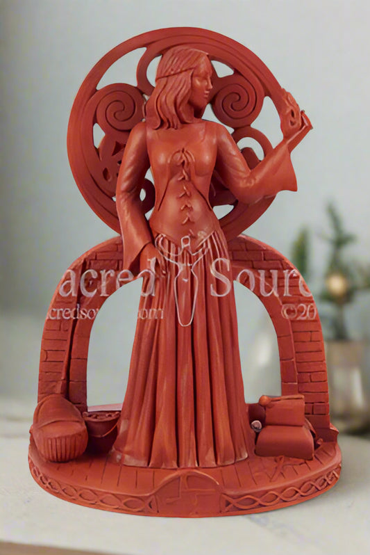 Celtic Brigit Goddess statue Mickie Mueller