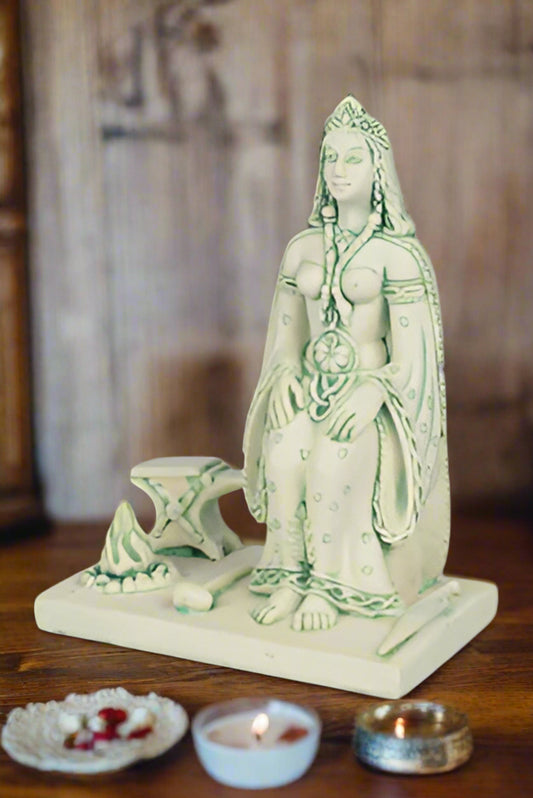 Seated Brigit Statue