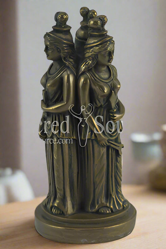 Brigid Celtic Triple Goddess statue
