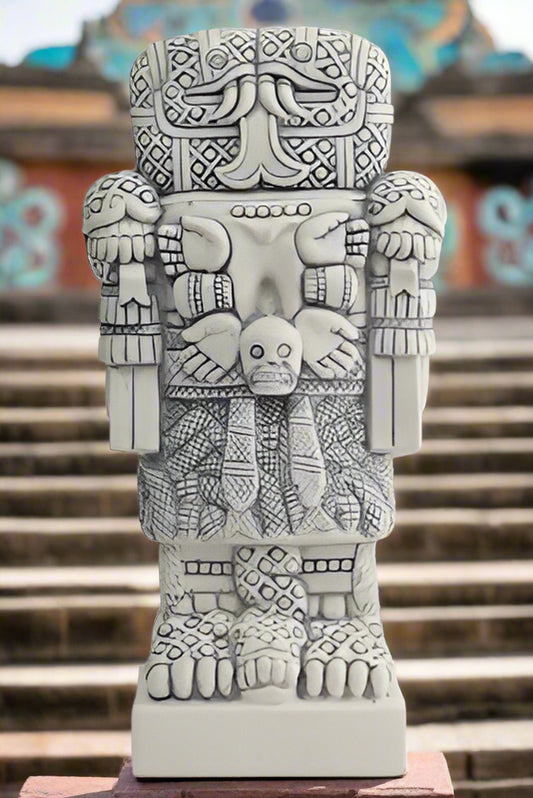 Coatlique Aztec Mayan Snake Goddess Statue