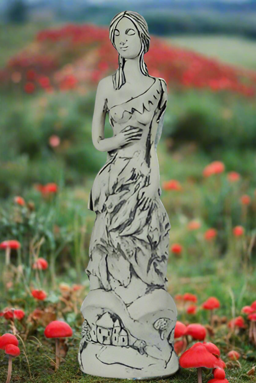 Danu Celtic Mother Tuatha Danaan statue Abby Willowroot