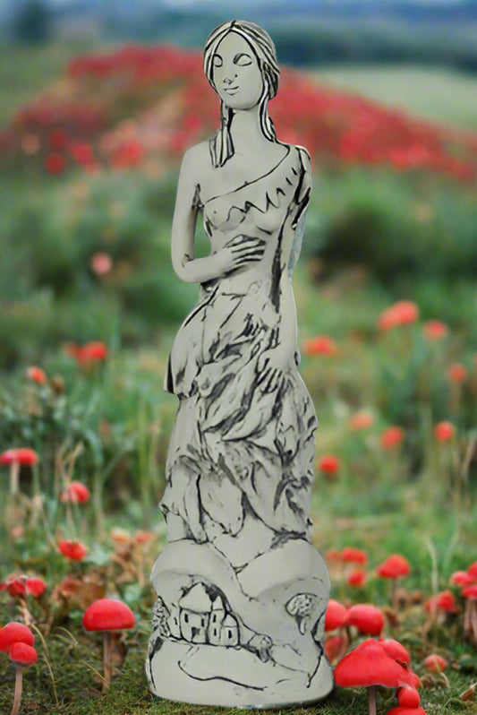 Danu Celtic Mother Tuatha Danaan statue Abby Willowroot
