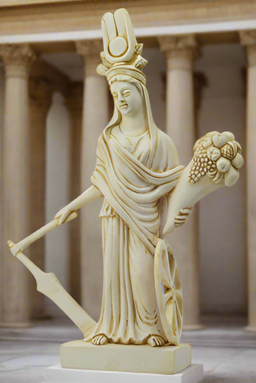 Fortuna Greek Roman Fate Goddess statue