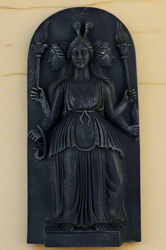 Hecate Greek Roman Triple Goddess plaque