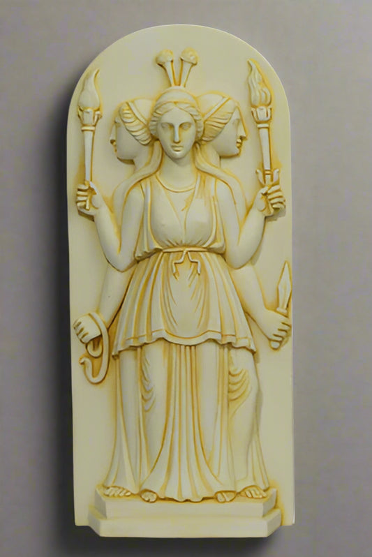 Hecate Greek Roman Triple Goddess plaque