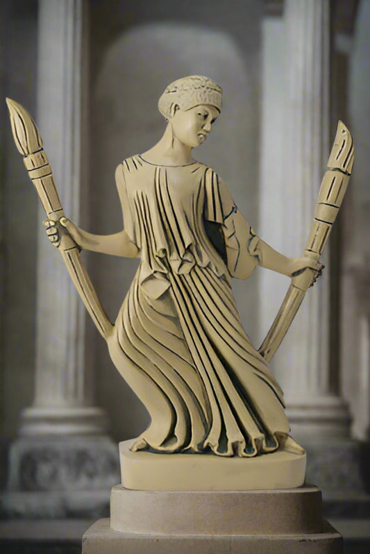 Hecate Torches Greek Roman statue