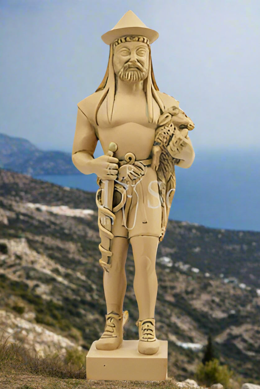 Hermes Greek Roman God statue