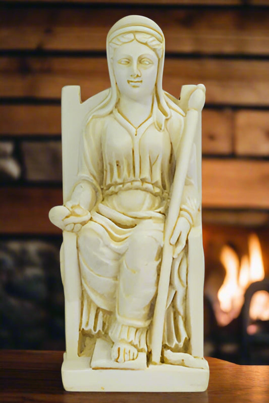 Hestia Greek Roman Hearth Goddess statue