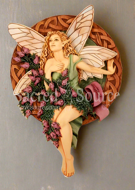 Heather Tree Fairy plaque Mickie Mueller