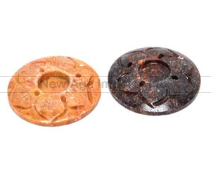 Soap Stone Carved Lotus Incense Holder