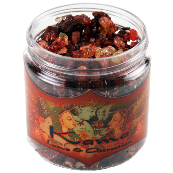 Kama - Love and Attraction Resin Incense 2.4 oz Jar
