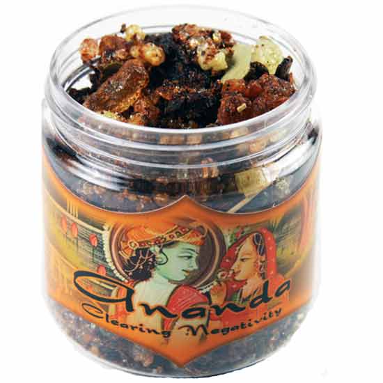 Ananda - Clearing Negativity Resin Incense 2.4 oz Jar