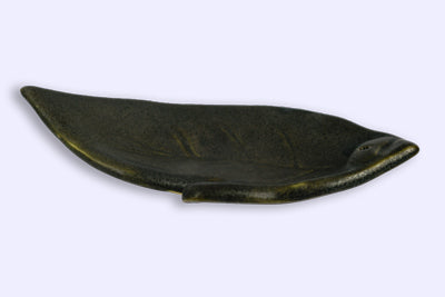Iron Crystal Leaf Incense Holder