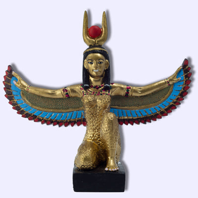 Isis Winged Egyptian Goddess statue