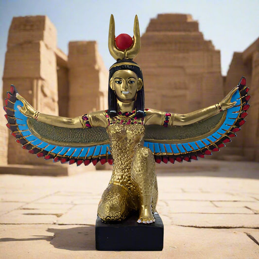 Isis Winged Egyptian Goddess statue