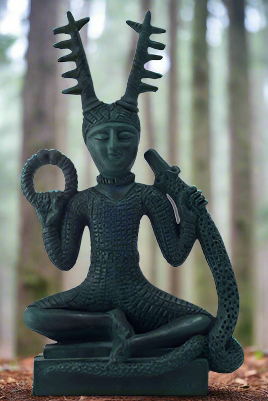 Kernunnos Celtic Horned God statue