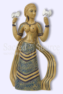 Dictynna Labrys Greek Goddess Crete statue