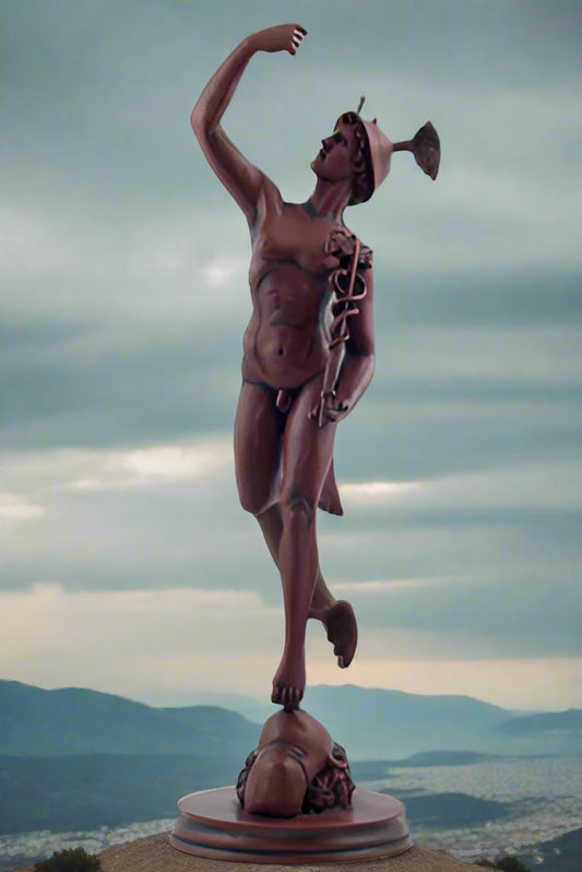 Mercury Greek Roman Messenger God statue