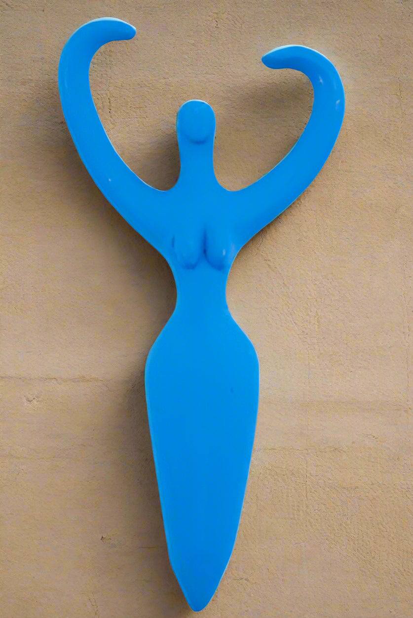 Nile Goddess Egyptian blue mini statue