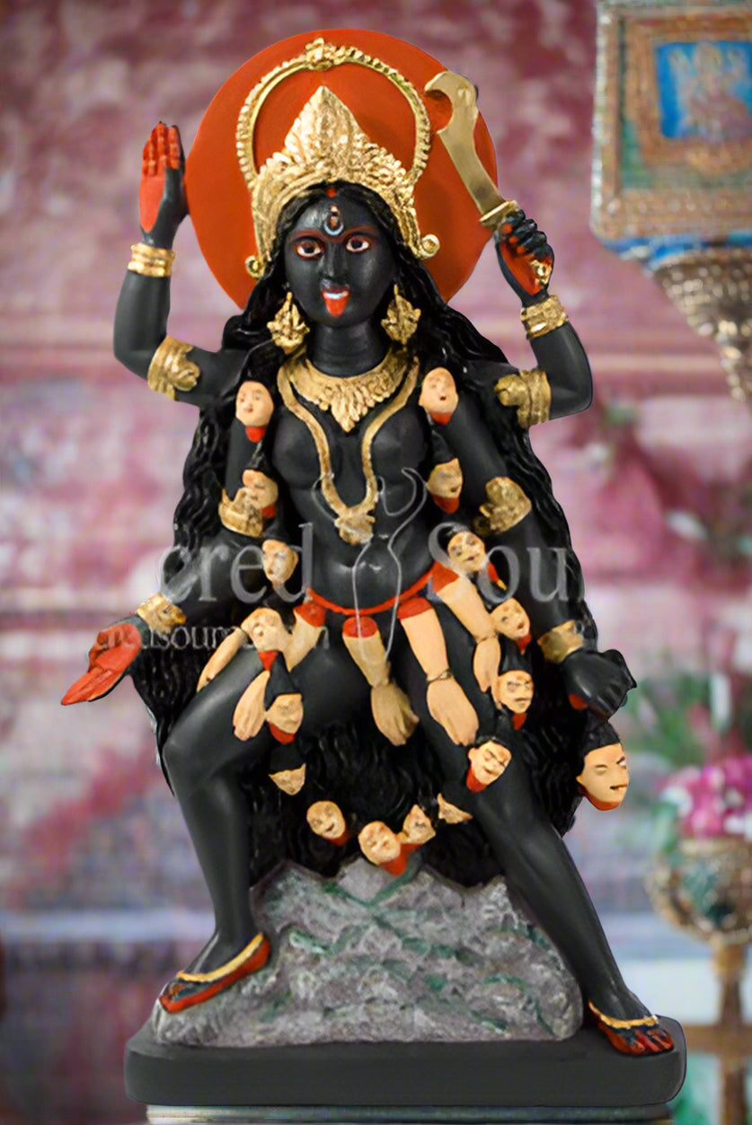 Kali Dancing Hindu Goddess statue