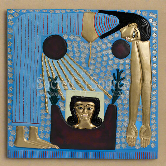 Nut Egyptian Sky Goddess plaque