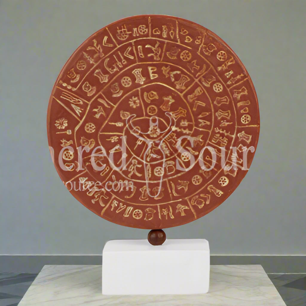 Phaistos Disk of Crete with base