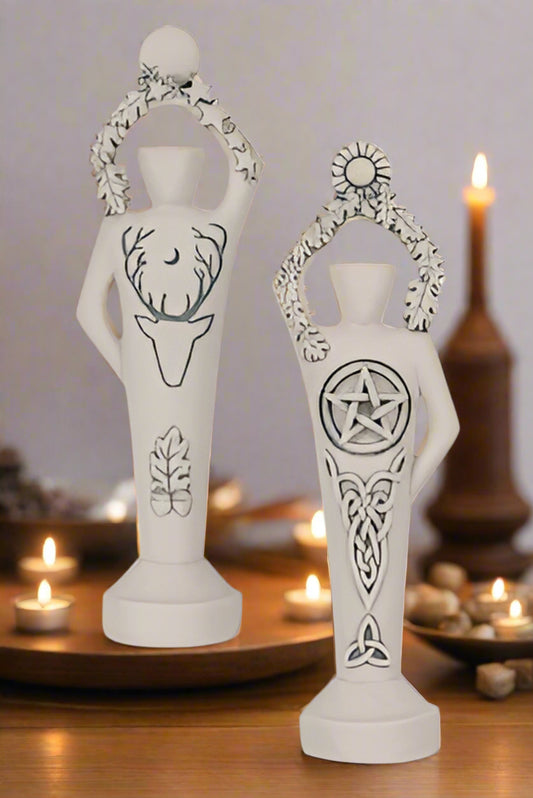 Wiccan Pagan Pentacle Lord God statue Abby Willowroot