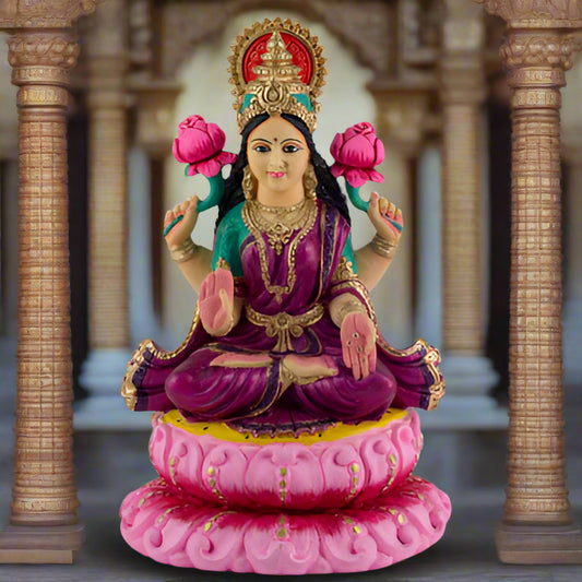 Laxshmi Hindu Good Luck Goddess statue