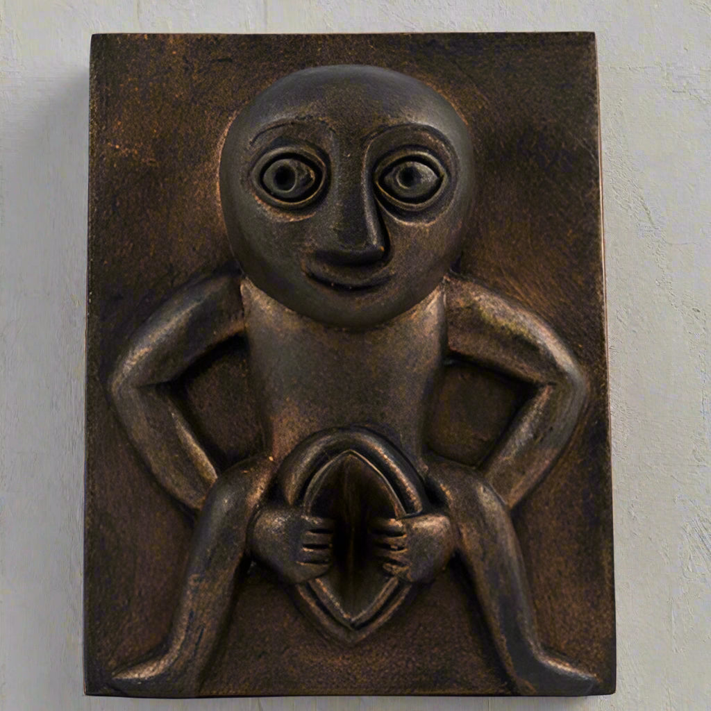 Sheela Na Gig Celtic Kilpeck folk image plaque