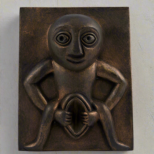 Sheela Na Gig Celtic Kilpeck folk image plaque