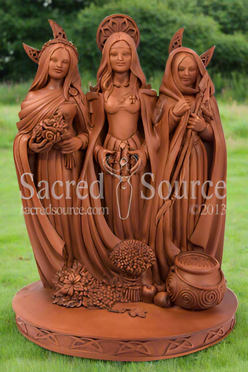 Triple Goddess statue Mickie Mueller