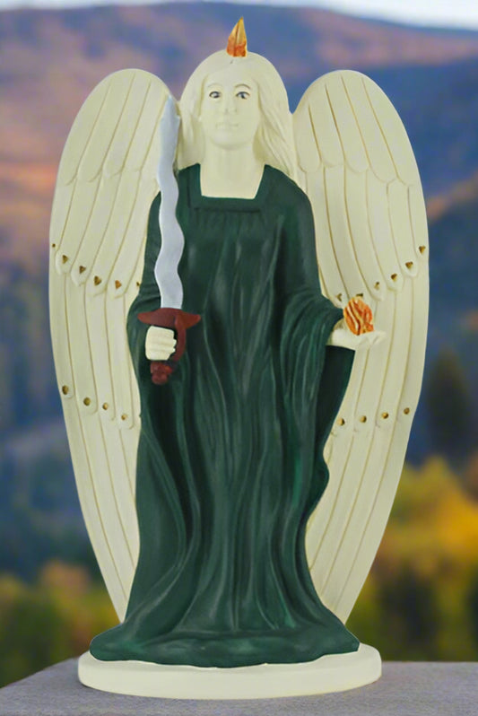Archangel Uriel Gnostic Angel statue Billie John