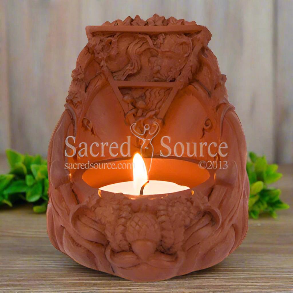Earth Element Sacred Altar candleholder Mickie Mueller
