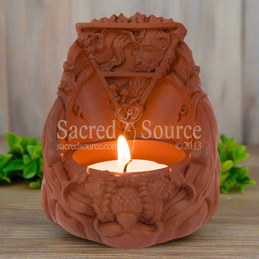 Earth Element Sacred Altar candleholder Mickie Mueller