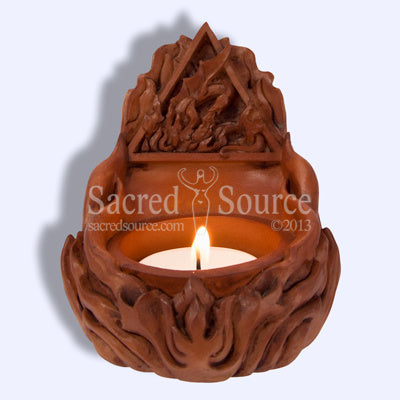 Fire Element Sacred Altar candlehold Mickie Mueller
