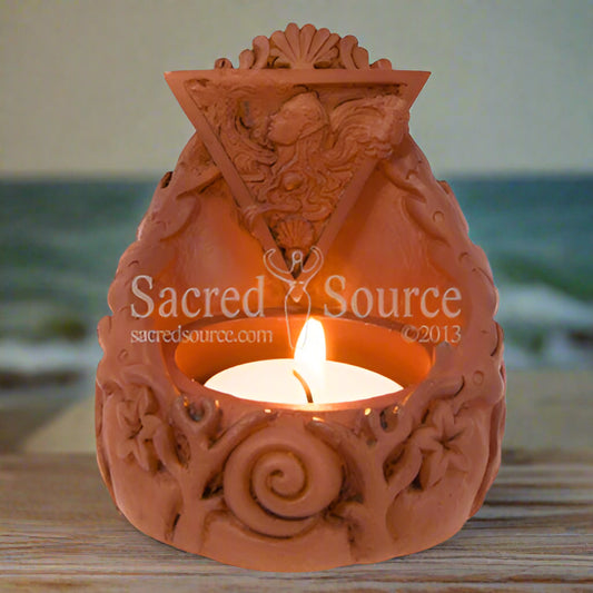 Water Element Sacred Altar candleholder Mickie Mueller
