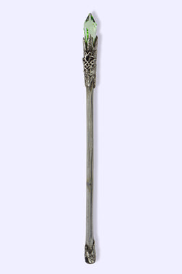 Celtic Power Wand with Light Green Crystal