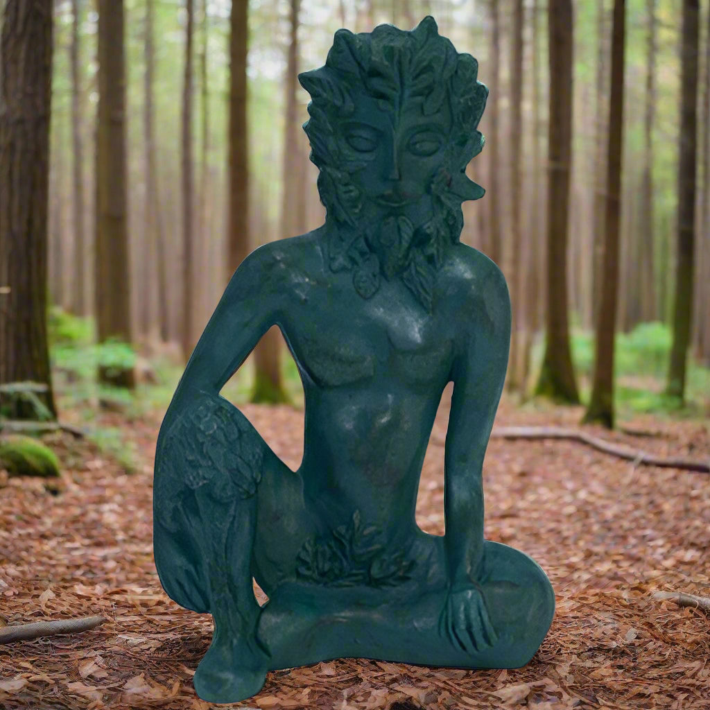 Wild Wisdom God Pagan Green Man statue