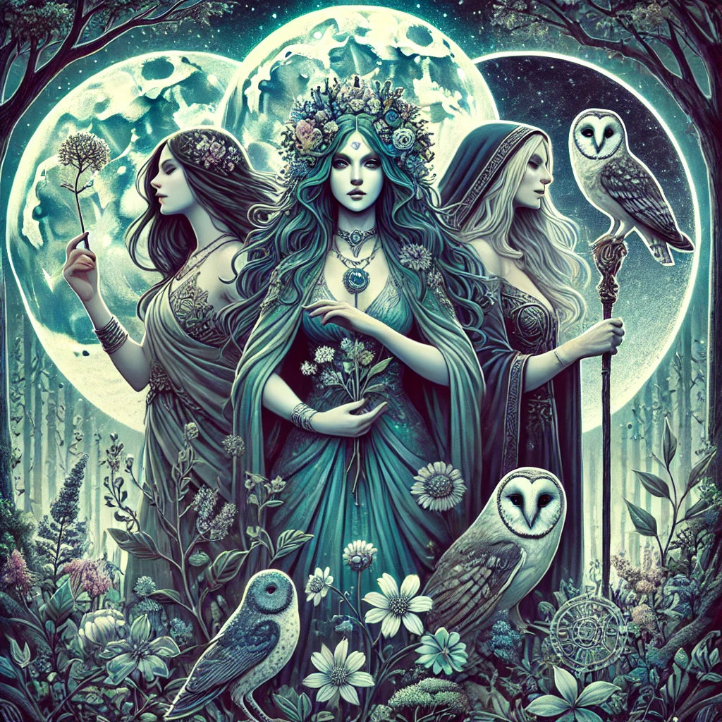 The Triple Goddess: A Symbol of Feminine Power and Cycles – Sacred Source