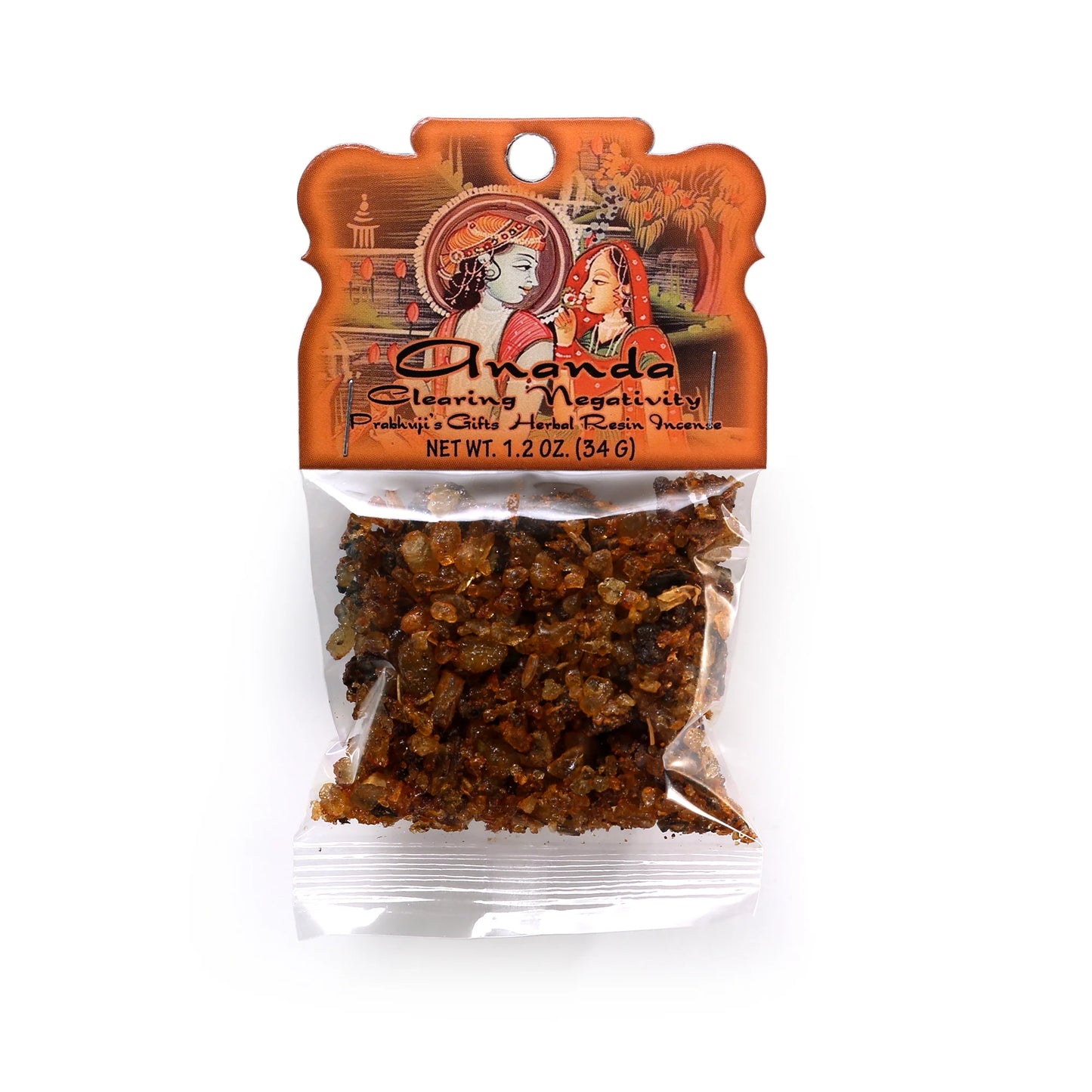 Prabhujis Ananda Clearing Negativity Resin Incense