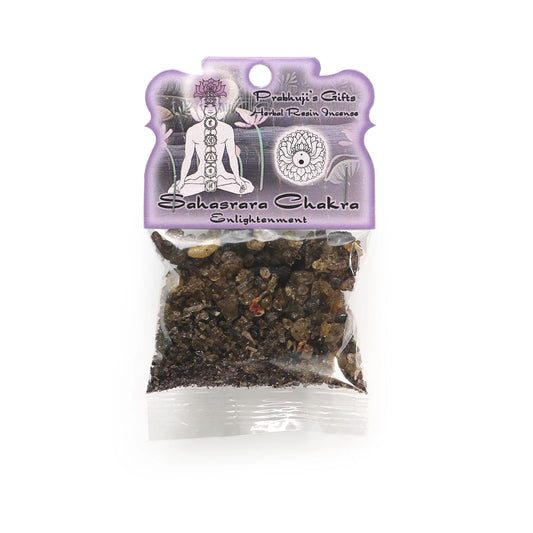 Prabhujis Crown Chakra Resin Incense