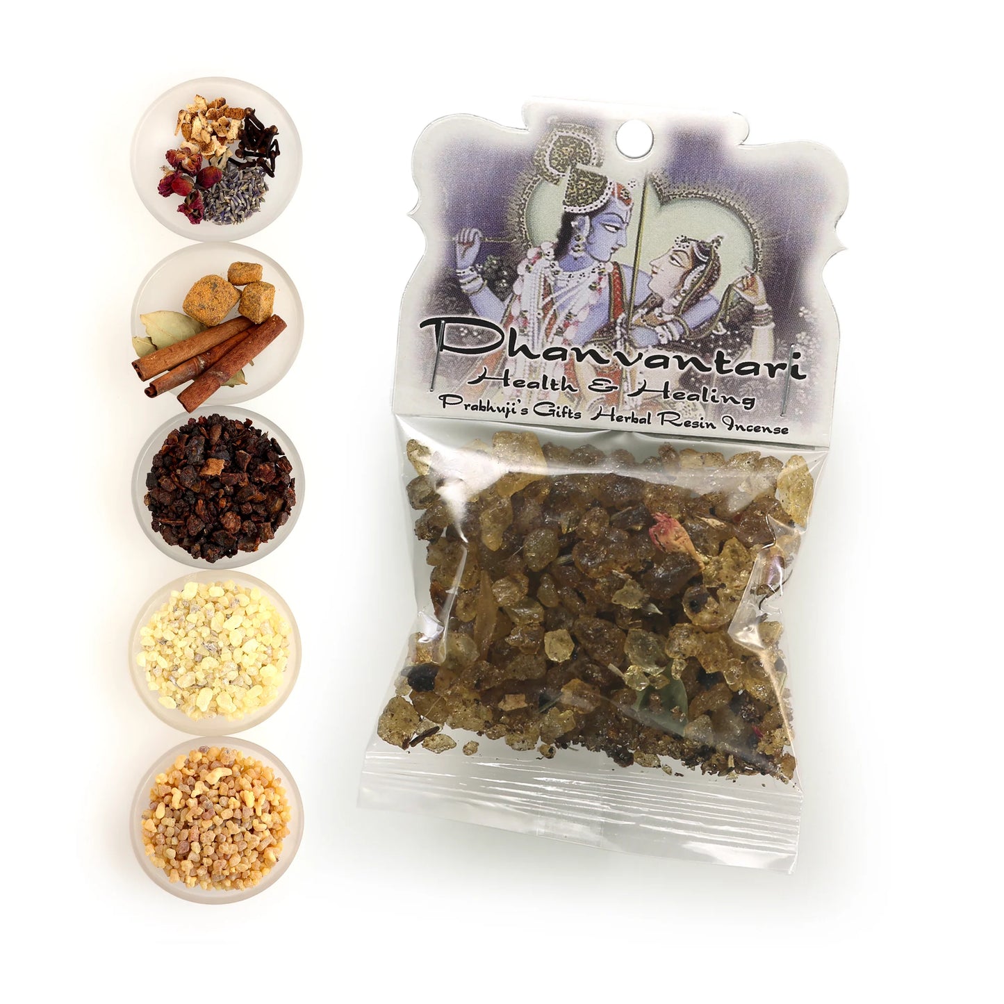 Prabhujis Dhanvantari Health and Healing Resin Incense
